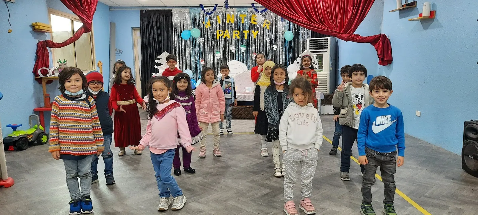 Children taking part in an activity at King Fahd Centre